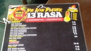 Mie Ayam Bledek 13 Rasa, Pecinta Kuliner Pedas Wajib Coba