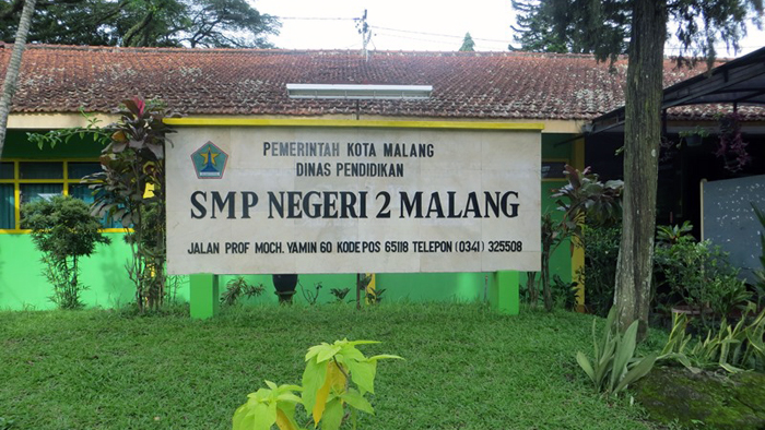 Profil SMP Negeri 2 Malang yang Dulunya Tangsi Militer