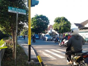 Jalan WR Supratman, dengan Ikon Rumah Sakit Lavalette (C) JALANJALANDIKOTAMALANG