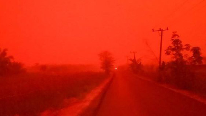 Ada Fenomena Langit Merah di Gunung Arjuno-Welirang