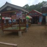 Gazebo di depan warung Hoki